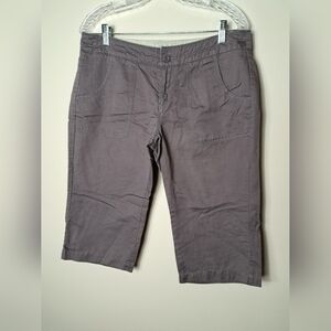 THE NORTH FACE Bermuda Style Long Cotton / Linen Blend Shorts Women's Size‎ 10